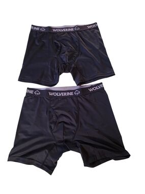 Wolverine Men's Black Performance Boxer Briefs - 2 Pack